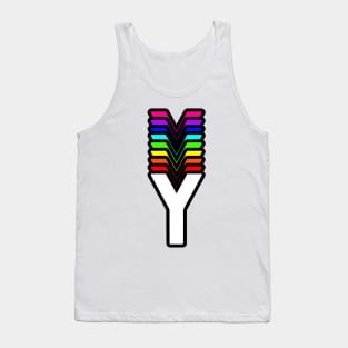 Rainbow Letter, Y Tank Top